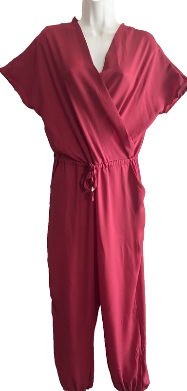 Romper 1-Piece Jumpsuit Fits Size 8 Casual Trendy Kimono Sleeve Women Clothing