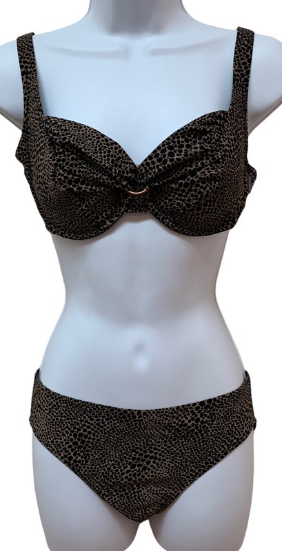 Rosa Faia By Anita Hermine Top Comfort Bikini Bottom Swimsuit Size 8 C Cup NEW