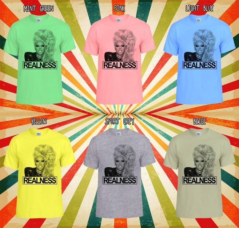 RuPaul Realness Drag LGBTI Men Women Vest Tank Top Unisex T Shirt 1990