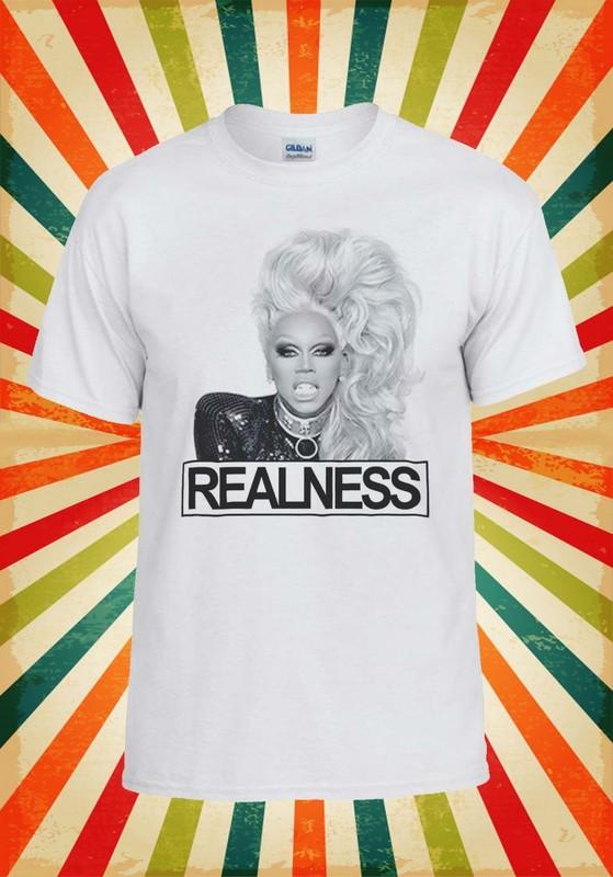 RuPaul Realness Drag LGBTI Men Women Vest Tank Top Unisex T Shirt 1990