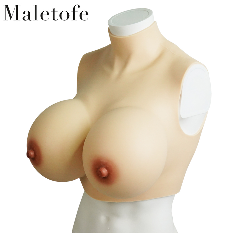 S Cup Huge Boobs H Cup Silicone Breast Forms Breastplate Crossdresser Drag Queen