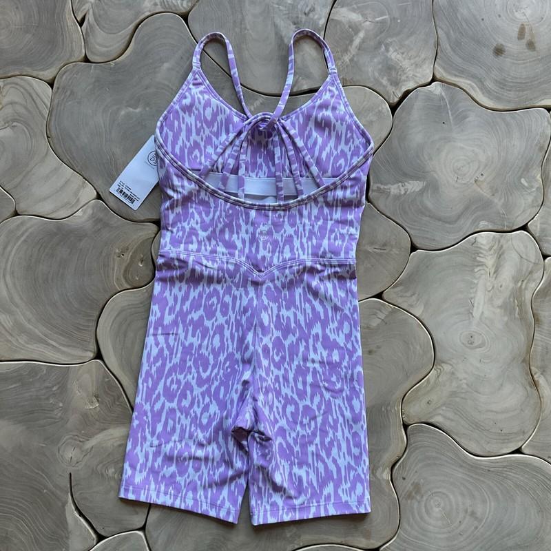 Sage Collective One Piece Jump Suit Size XS Activewear Romper Lilac Purple