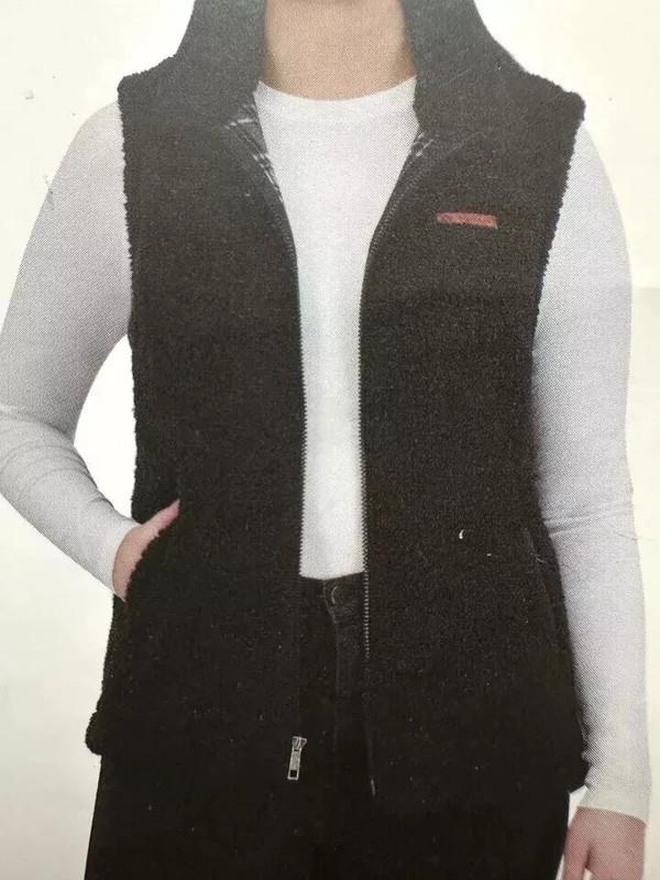 Sage Collective Women’s Fleece Sleeveless Vest Size L XXL 1