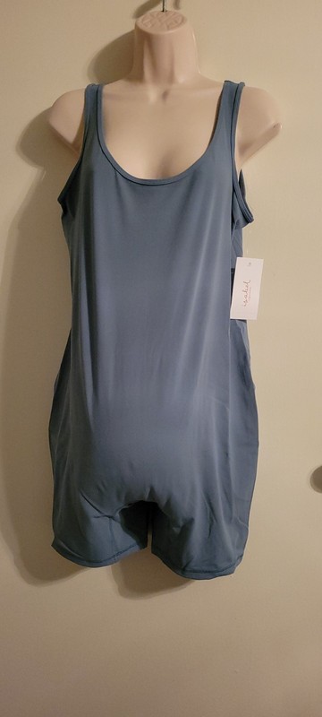 Sage Green Maternity Body Suit Romper Size Large Super Soft Ingrid & Isabel