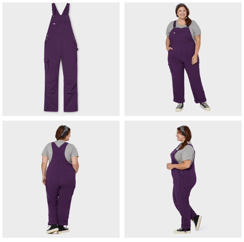 SALE~~Women's Heirloom Gardening Bib Overalls - Blackberry