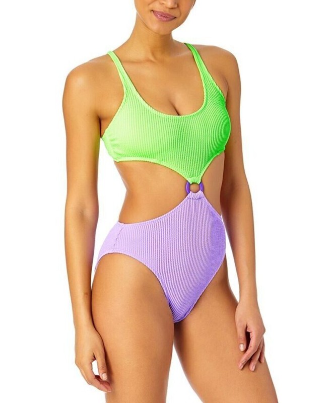 Salt & Cove Juniors' Colorblocked One-Piece Monokini UB9 512