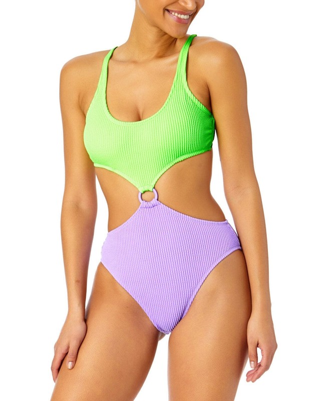 Salt & Cove Juniors' Colorblocked One-Piece Monokini UB9 512