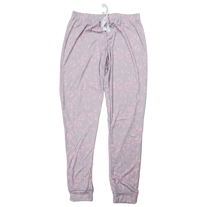 Sam & Olivia Women’s Pajama Set Leopard Print Soft Lightweight Sleepwear Size M