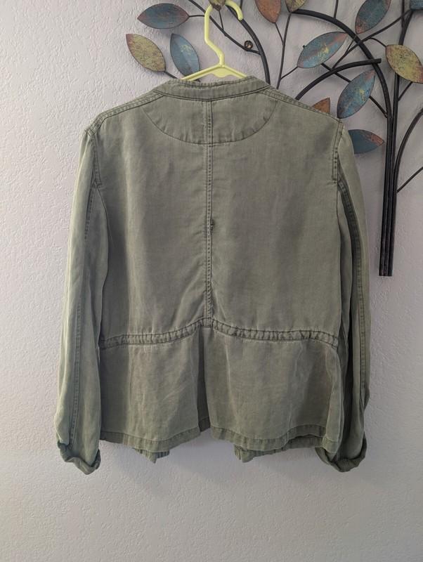 Sanctuary - Green - Lightweight Jacket Utility Blazer - Women's Size M Medium