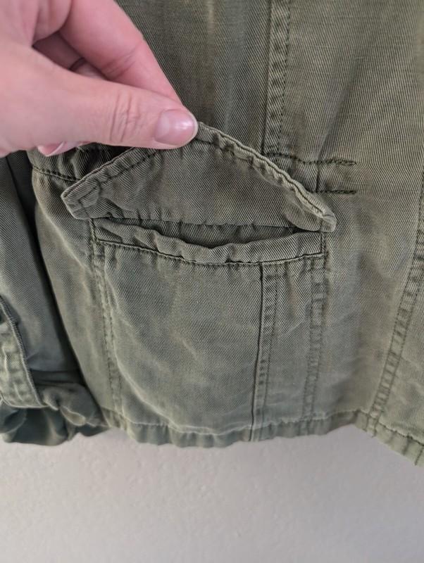 Sanctuary - Green - Lightweight Jacket Utility Blazer - Women's Size M Medium
