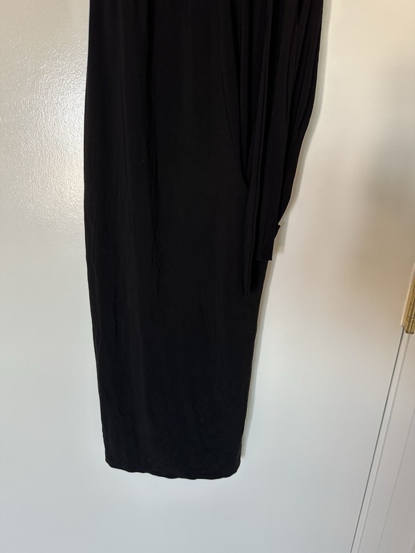 Sandra Darren Women's V Neck Sleeveless Wide Leg Relaxed Jumpsuit Sz S