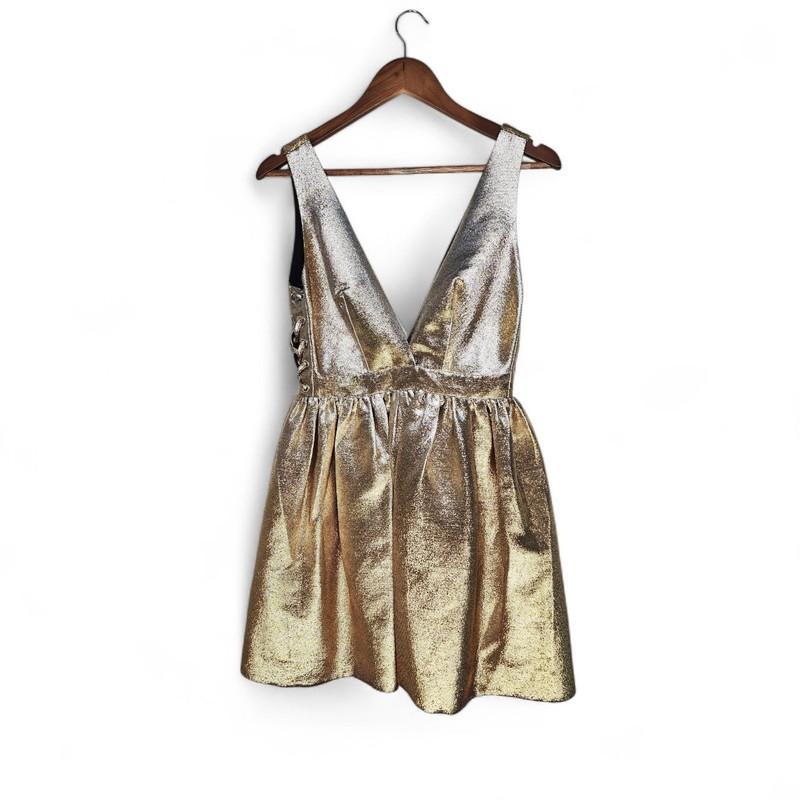 Sandro Paris Goldie Corset Mini Dress Size 1/S