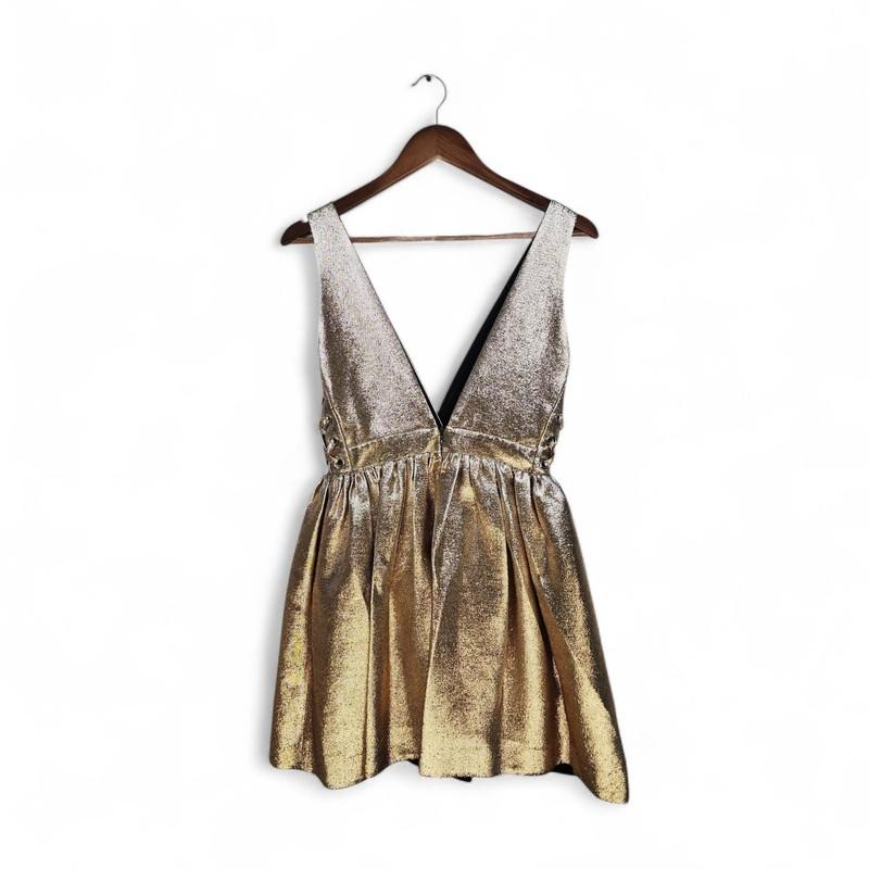 Sandro Paris Goldie Corset Mini Dress Size 1/S