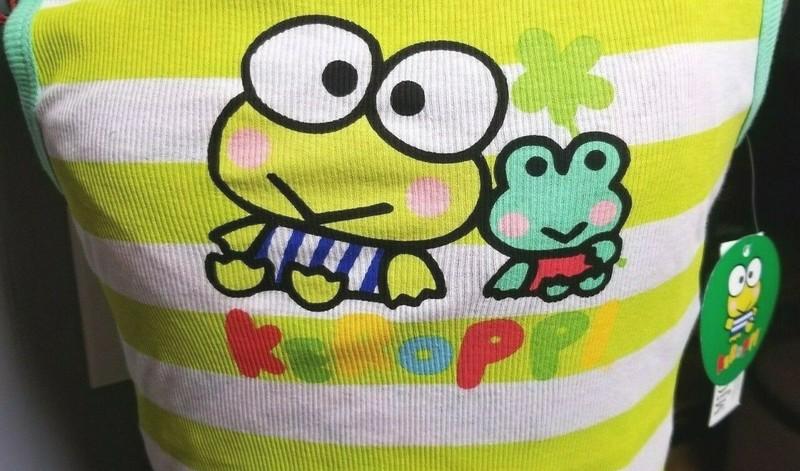 Sanrio Keroppi Tank Top Vintage 2007 Out Of Print Rare Frog Shirt New