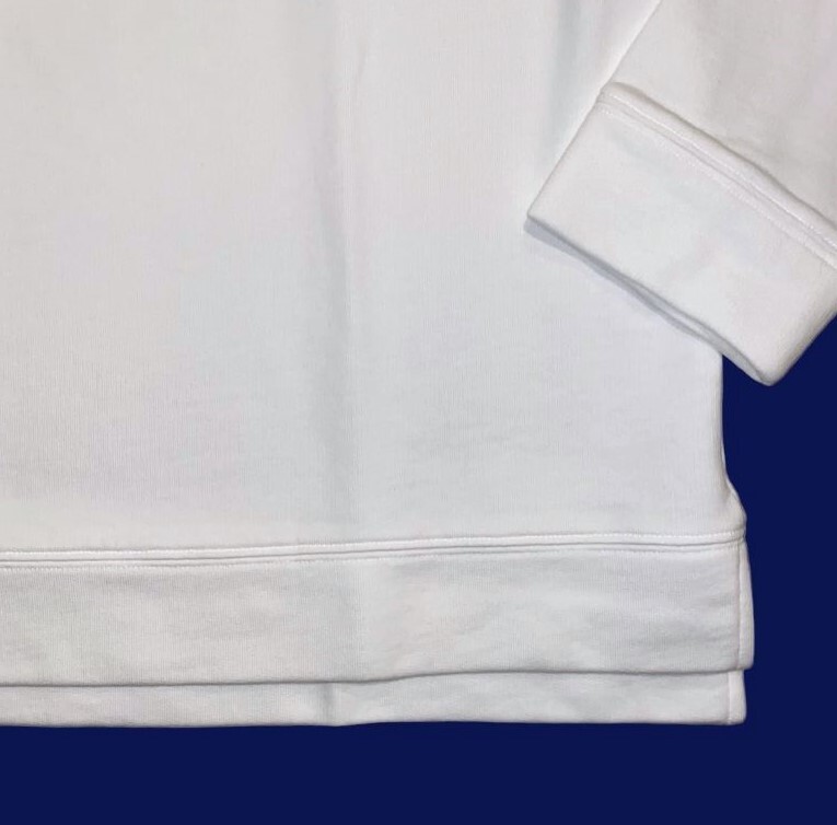 Sarasota Cotton 3X White Siesta Key French Terry Pullover Sweatshirt Nwt New