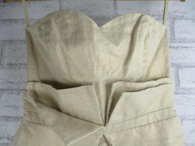 Sass & Bide Womens Playsuit Mercury Suits 40 Us 4 Linen Cotton Mix Exposed Zip