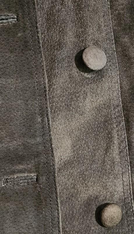 Savannah Leather Coat Women's Sz Medium Western Trench Coat Halloween Custom