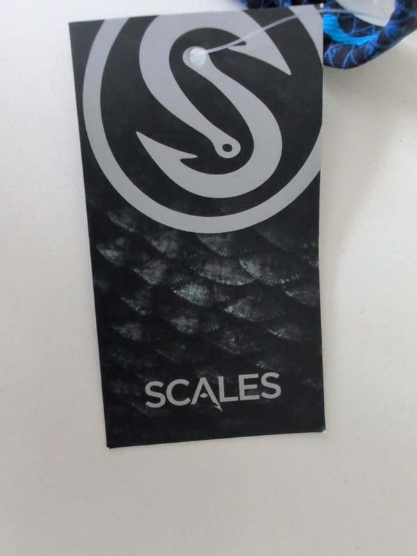Scales Womens Bimini Triangle Bikini Top Bathing Suit Top Size M Blue Camo New