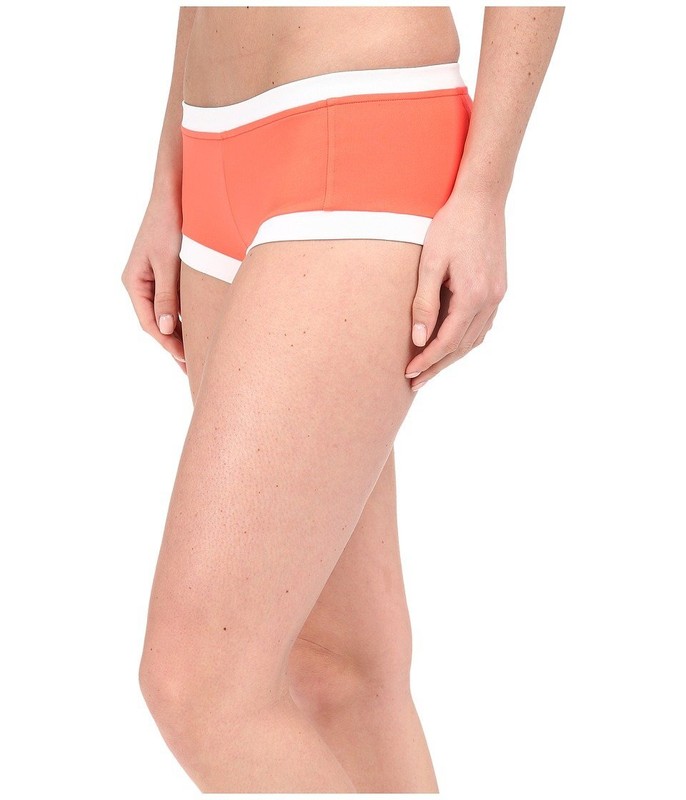 Seafolly Women's Block Party Boyleg Nectarine Swimsuit Bottoms AU 12 (US 8)