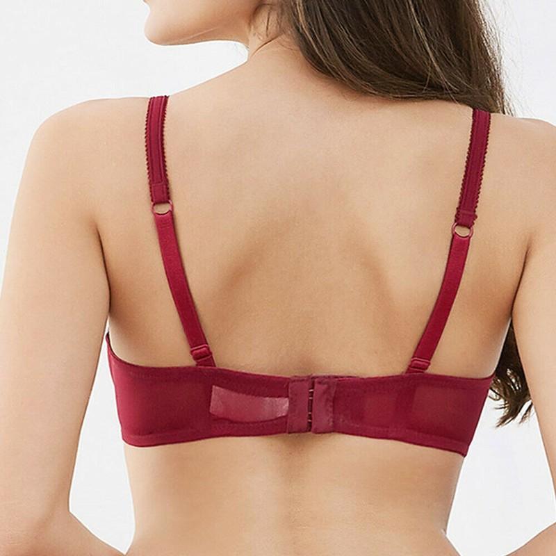 See Through Mesh Sheer Women Bras Underwire Feminine Lingerie Glamour Underwear