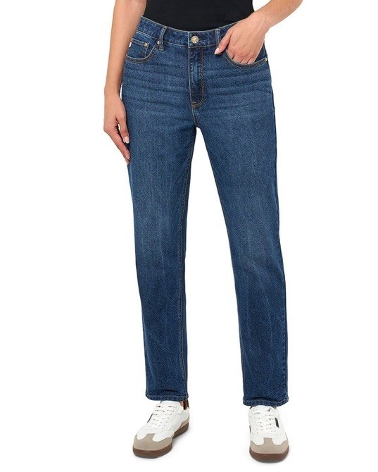 Seven7 Women's 90's Straight Jean Size 4 Divine