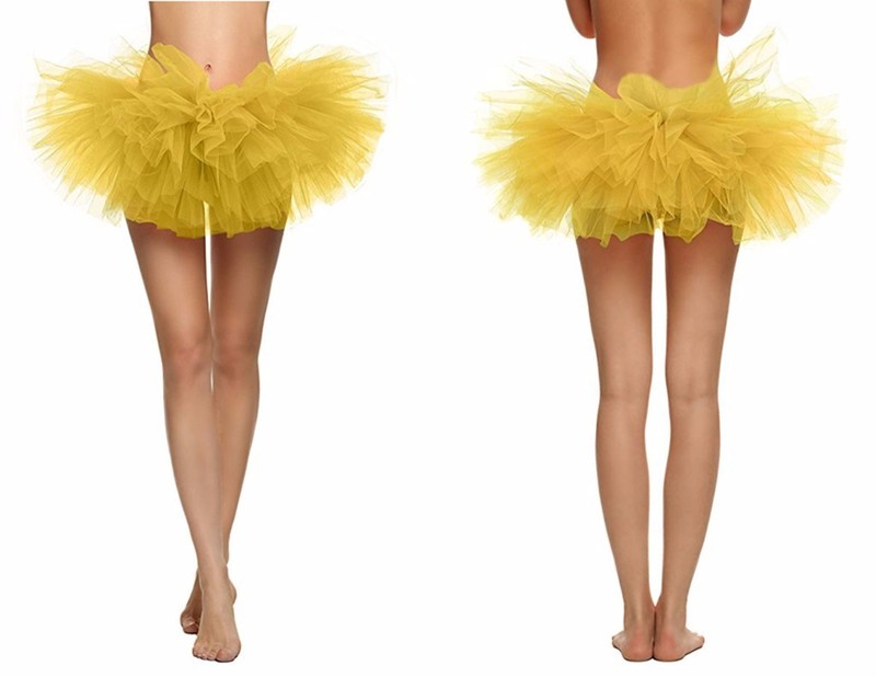 Sexy Adult Women's Classic 5 Layered Tulle Fancy Ballet Dress Tutu Skirts