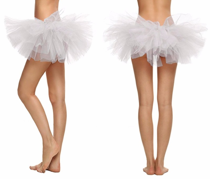 Sexy Adult Women's Classic 5 Layered Tulle Fancy Ballet Dress Tutu Skirts
