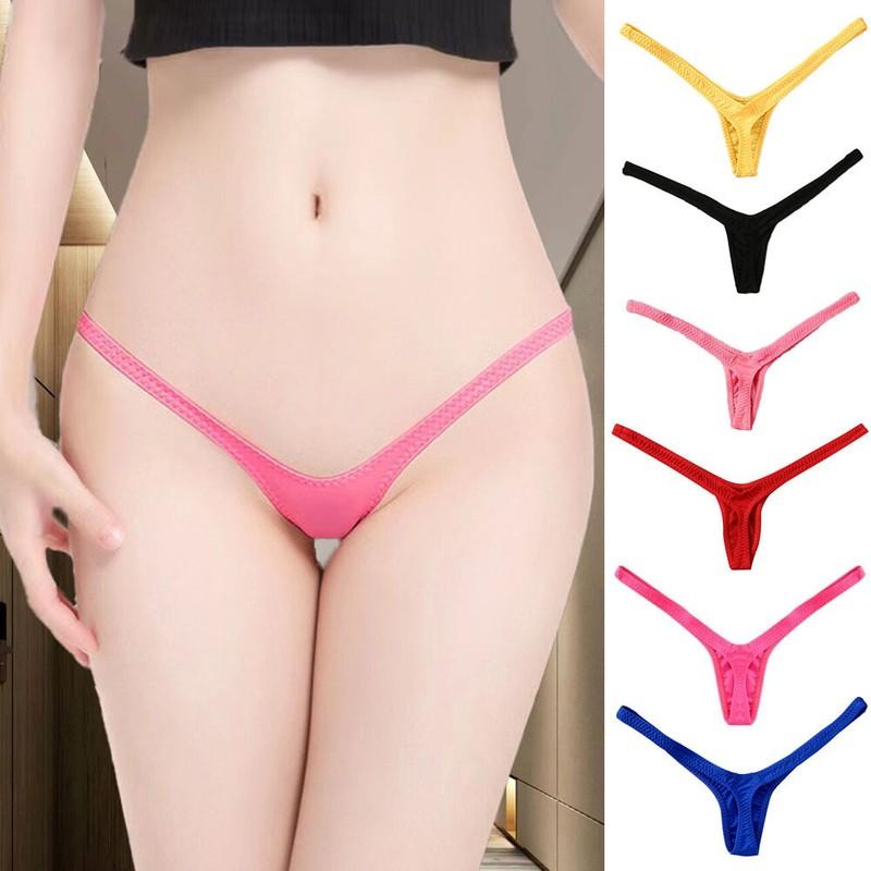 Sexy Women Lace V-String T-back Panties Thongs G-String Lingerie Underwear✔