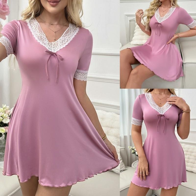 Sexy Women Lingerie Teddy Babydoll Underwear Sleepwear Lace Dress Nightwear US
