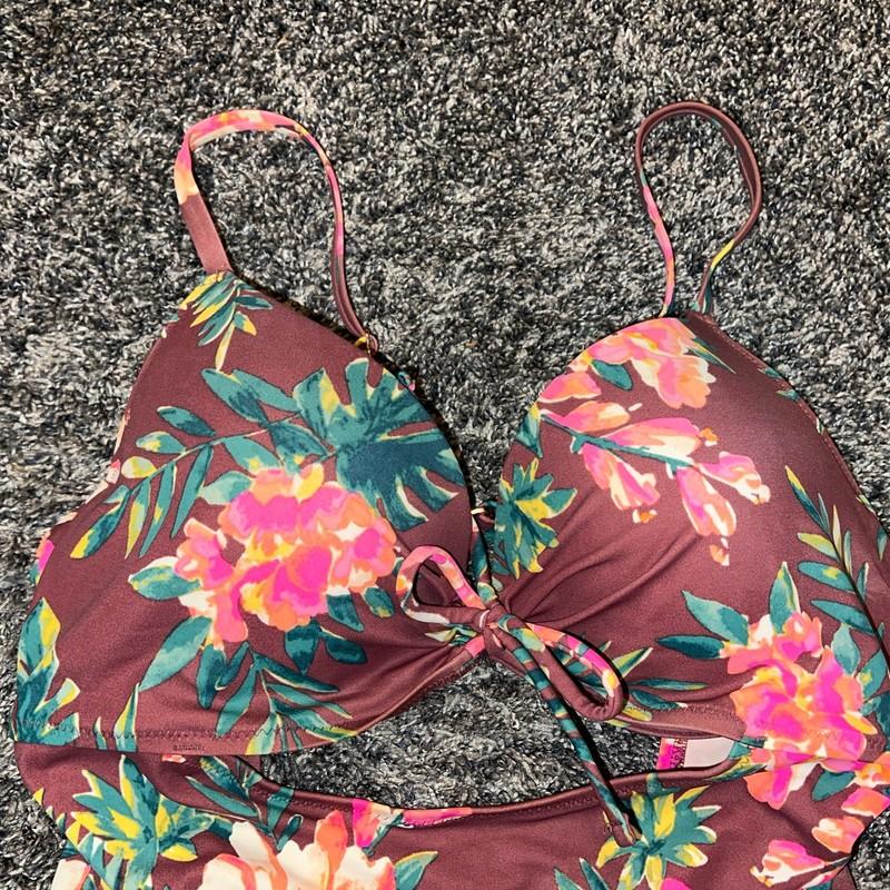 Shade & Shore Floral One Piece Swimsuit Women’s Size 34C Sexy