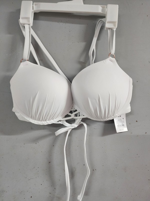 Shade & Shore White Push-up Top 38B 38C NWT SHIPS FREE