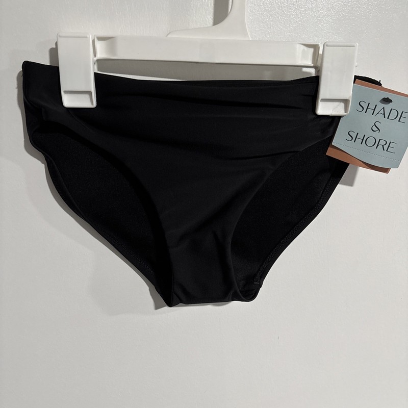 Shade & Shore Women's Low-Rise Full Coverage Hipster Bikini Bottom Black Size XS