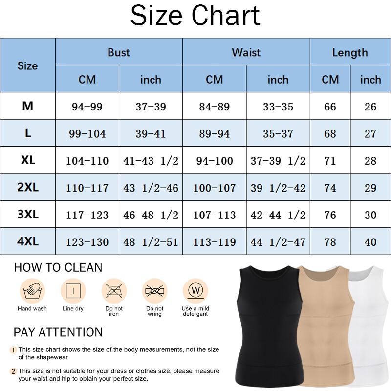 Shapertop For Men Slimming Tank Compression Shirt Gynecomastia Belly Shapewear