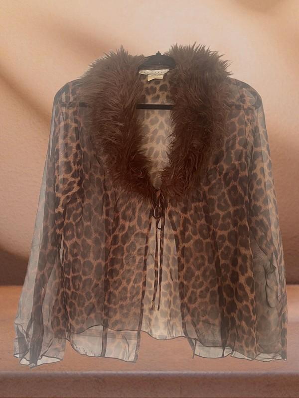 Sheer Leopard Top