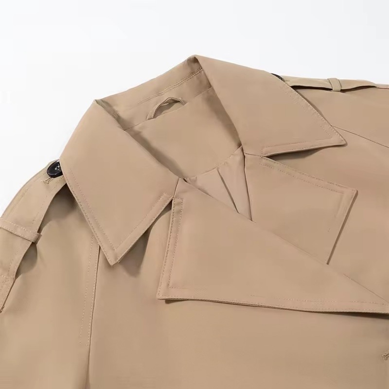Short Cropped Trench Coat
