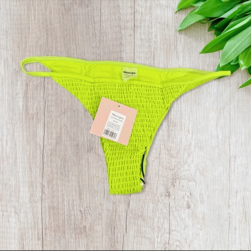 Showpo Kym Bikini Bottom in Lime 12