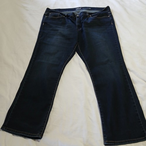 Signature Levi Strauss Modern Straight 22WS Dark Wash Blue Jeans