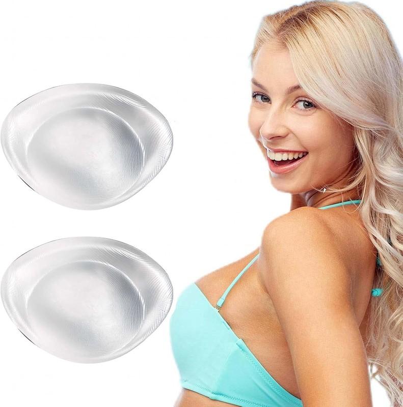 Silicone Bra Inserts Gel Breast Pads and Enhancers to Add 2 Cup Suitable