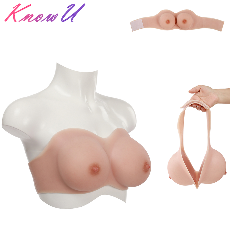 Silicone Breast 8TH C Cup Fake Boobs Upgrade Wrap Lingerie Design For Cosplay