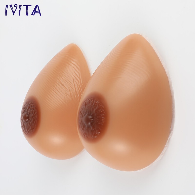 Silicone Breast Forms A-FF Cup Crossdresser Transgender False Boobs Enhancers