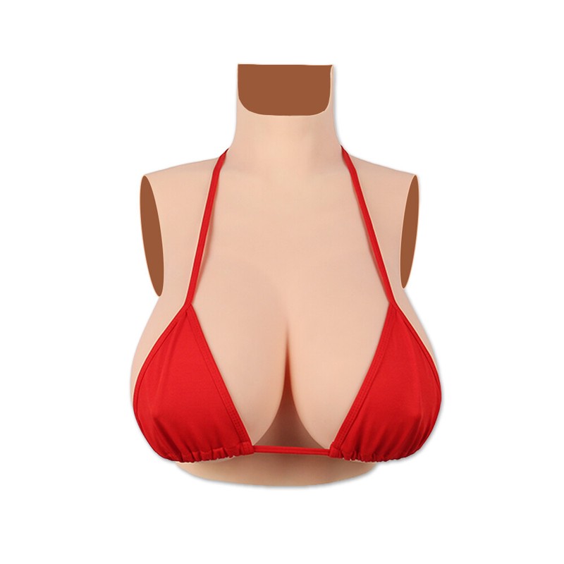 Silicone Crossdresser Breast Forms Breastplates Drag Queen Fake Boobs Underwear