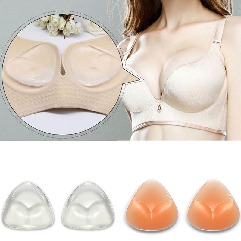 Silicone Gel Bra Breast Enhancers Push Up Pads Chicken Fillets Bra Inserts Pads