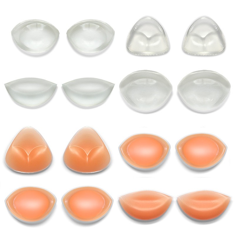 Silicone Gel Bra Breast Enhancers Push Up Pads Chicken Fillets Bra Inserts Pads