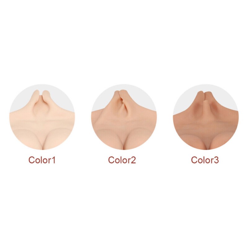 Silicone Pants Thicken Hip Shaping Fake Panty Vagina Underwear For Crossdresser