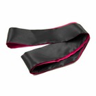 Silk Satin Blindfold Sexy Eye Cover Reversible Glossy Ribbon Black Red Women