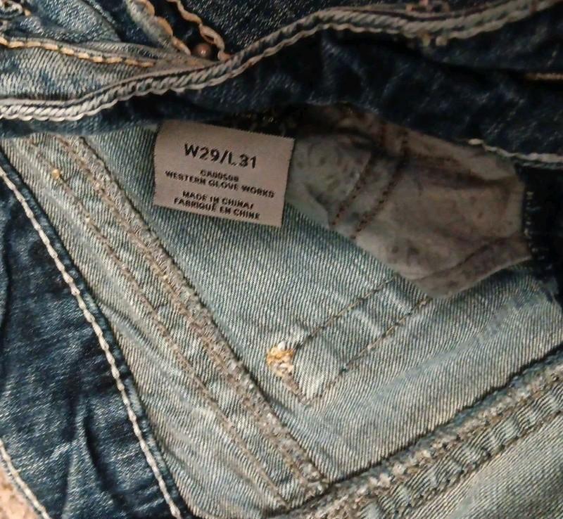 Silver Jeans Suki Bootcut Womens 29x31 Medium Wash Mid Rise Stretch Embellished