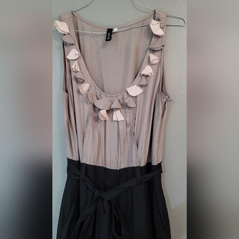 Sine By Anthropologie Jumpsuit Jumpsuit Wide Leg Rayon