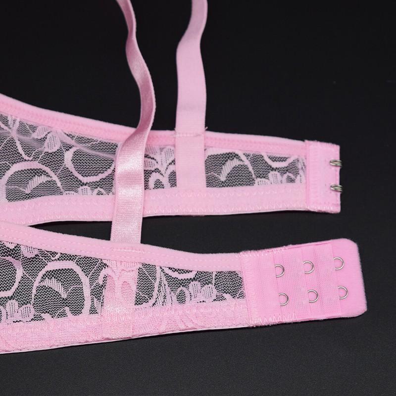 Sissy Mens Transgender Lace Brassiere Crossdresser Bras Sexy Lingerie Underwear