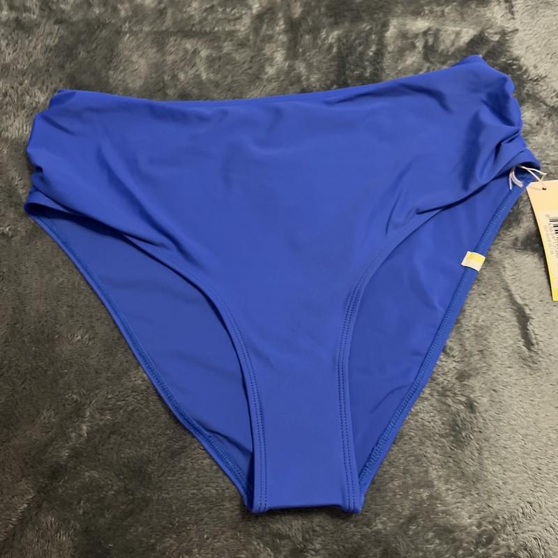 Size 8 SUMMERSALT High Leg Mid-Rise Women’s Bikini Bottoms Hydrangea