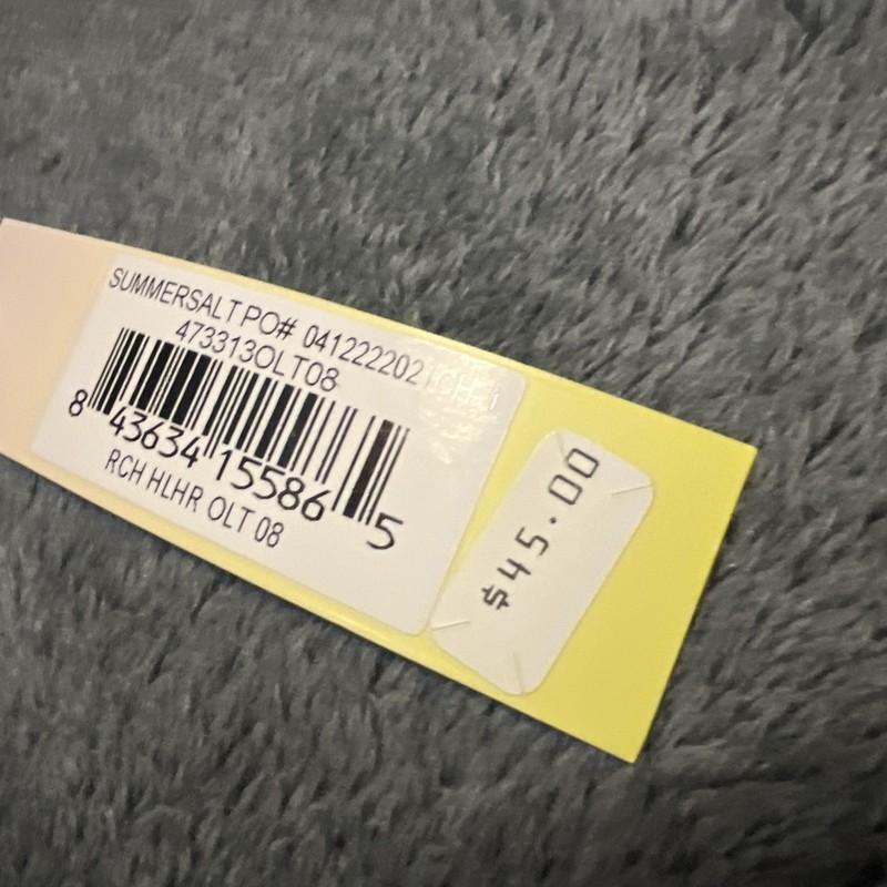 Size 8 SUMMERSALT High Leg Mid-Rise Women’s Bikini Bottoms Hydrangea